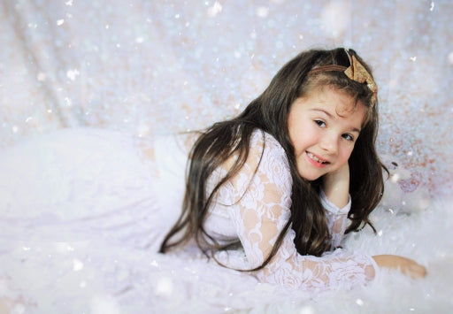 Avezano Light Pink Tone With Silver Powder Bokeh Backdrop For Photography-AVEZANO